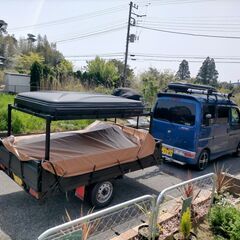 ★商談中　お手軽　軽カーゴトレーラー　牽引免許不要　車検付き！　値引き可！の画像