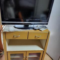⭕️中古 テレビ26型 HITACHI　棚付き
