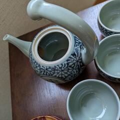 急須　茶わん　受け皿　セットの画像
