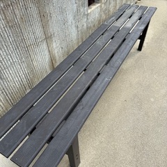 中古 軽量 ベンチ 3人がけの画像