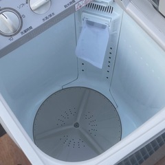 高圧洗浄済み ! ! ◇日立 2槽式洗濯機 2021年製 洗濯4.5Kg／脱水5Kg大きめ脱水槽 水流2段切換 PS-H45L◇の画像