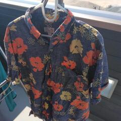 メンズシャツ赤★グレー②