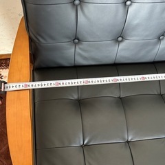 決まりました、お値下げしました ૮(˶ᵔ ᵕ ᵔ˶)ა      2人がけソファの画像