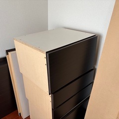 ニトリ　収納付きベッドフレームの画像