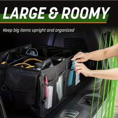 ☆★新品未使用★☆ 車 トランク 収納ボックス 折りたたみ式 ポリエステル素材 ブラック 洗車道具の画像
