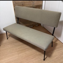 【廃盤品】クラッシュゲート ノットアンティークス　2人掛けソファベンチ