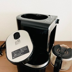 siroca コーヒーメーカー ブラック/シルバー ⭐︎告知事項あり
の画像