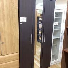 【トレファク　ラパーク岸和田店】ワードローブ　 3枚扉　ダークブラウン