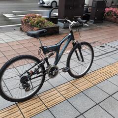 【パナソニック】　デュアルステージ　マウンテンバイク　26インチ　3ｘ7段変速　整備済の画像