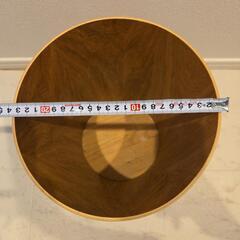 木目調　ゴミ箱の画像