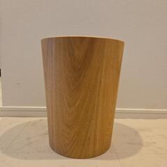 木目調　ゴミ箱