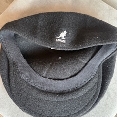 KANGOL ハンチング帽　黒の画像