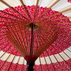 お洒落な番傘　フォトなどが趣味の方や和風インテリアにいかがでしょうか(^^)の画像