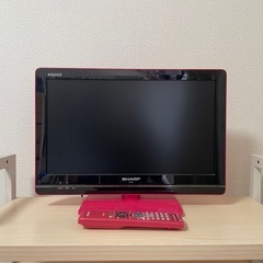 早い者勝ちﾃﾞｽ‼︎ SHARP 小型テレビ【ﾋﾟﾝｸ】