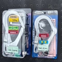 安全帯と補助ロープのセット