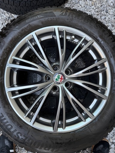アルファロメオ純正　ステルヴィオ　ホイール冬タイヤ4本