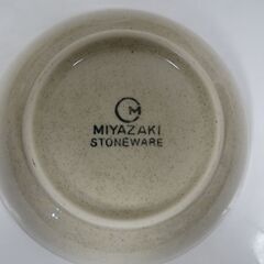 未使用品 MIYAZAKI STONE WARE 宮崎陶器 サラダセット サラダボウル ＆ 小鉢5枚 セット の画像