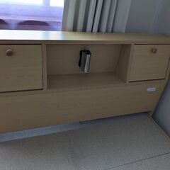 引き出し付きシングルベッドフレーム　中古の画像