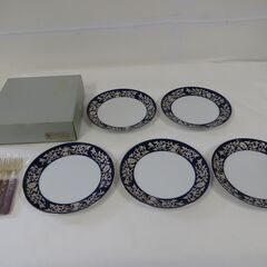未使用品 YAMANI ヤマニ 景春窯 オリエントパスタ皿 5枚...