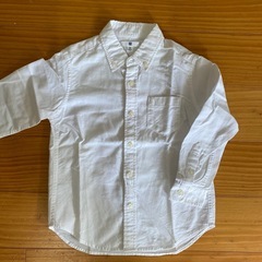 UNIQLO 白シャツ　キッズ　110㎝