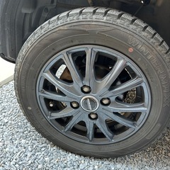 タイヤ、ホイール4本セット　ダンロップ155/65R13