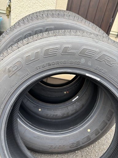 ジムニー 夏タイヤ175-80R16
BRIDGESTONE DUELER H/L  