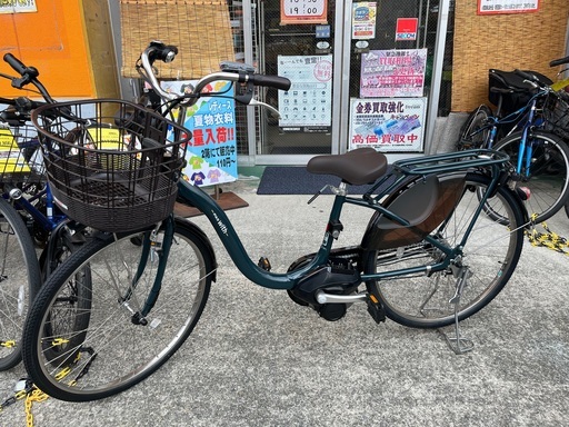 地域限定送料無料　パナソニック　ビビ　PX　8,9AH　新基準　子供乗せ　パープル　パスウィズ　アシスタ　神戸市　電動自転車 地域限定送料無料 パナソニック ビビ PX 8,9AH 新基準 子供乗せ