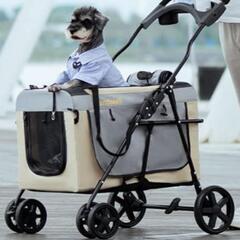 使用回数短時間3回　　ペットカート　中型犬小型犬多頭飼いの画像
