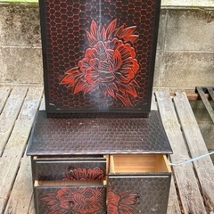 高級和家具　三面鏡