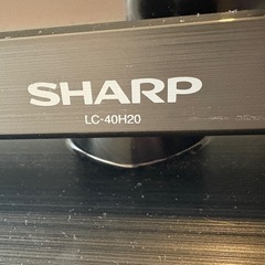 テレビ　SHARP 40V型 の画像