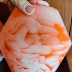 レア・アンティーク硝子のライトカバー
