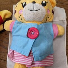 ベネッセ　しまじろうとはなちゃんのパペットの画像