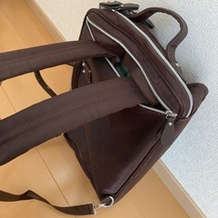 ビジネスバッグ茶、2WAYタイプの画像