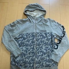 adidas ジップアップ　パーカー　XL