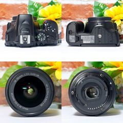 【全国送料無料】 Nikon D5600✨Wi-Fi転送 高画質 レンズセット ズームセット✨ 届いたらすぐに使えます✨ ニコンの画像