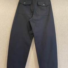 ユニクロ　ジャージーパルレッグパンツ ネイビー XSの画像