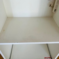 ホワイトキャビネット　収納棚　の画像