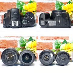 【全国送料無料】 Nikon D5600✨Wi-Fi転送 高画質 ダブルレンズセット ズームセット✨ 届いたらすぐに使えます✨ ニコンの画像