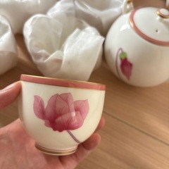 香蘭社湯呑み急須セット「新品未使用」