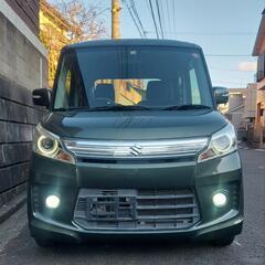 即渡しOK！☀車検たっぷり☀スズキ　スペーシア　カスタム　点検記録簿有の画像