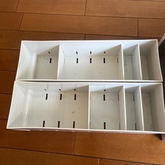 収納ケース　引き出し付きの画像