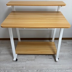 ★美品　パソコンデスク　モニター台付き★