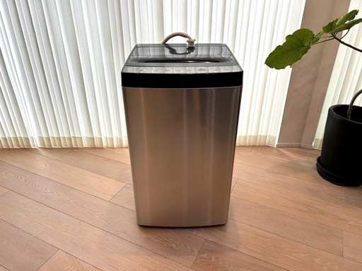 【一人暮らしに】Haier 全自動洗濯機5.5kg JW-XP2C55 シルバー