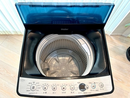 【一人暮らしに】Haier 全自動洗濯機5.5kg JW-XP2C55 シルバー