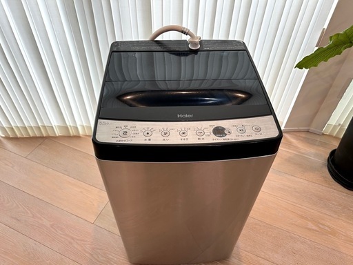 【一人暮らしに】Haier 全自動洗濯機5.5kg JW-XP2C55 シルバー