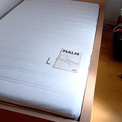 イケヤ　セミダブルベッド収納付　使用期間（2年程度）