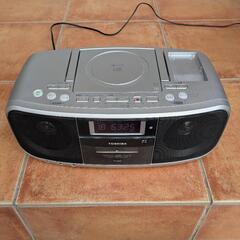 ★【訳あり】TOSHIBA  ラジカセ  カセット鳴りません★