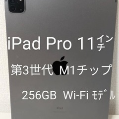 iPad Pro 11インチ Wi-Fiモデル 256GB 第三世代