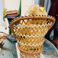 値下げ❗️★くまさん親子と造花の2点セット★の画像