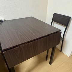 ダイニングテーブル&椅子1脚